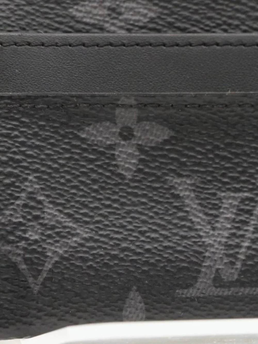Louis Vuitton Monogram Eclipse Canvas Card Holder - Black